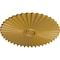Ekena Millwork Shakuras Ceiling Medallion (For Canopies up to 5 3/4"), Hnd-Painted Iridescent Gold, 33 7/8"OD x 2"P CM34SHIGS - alternate 4